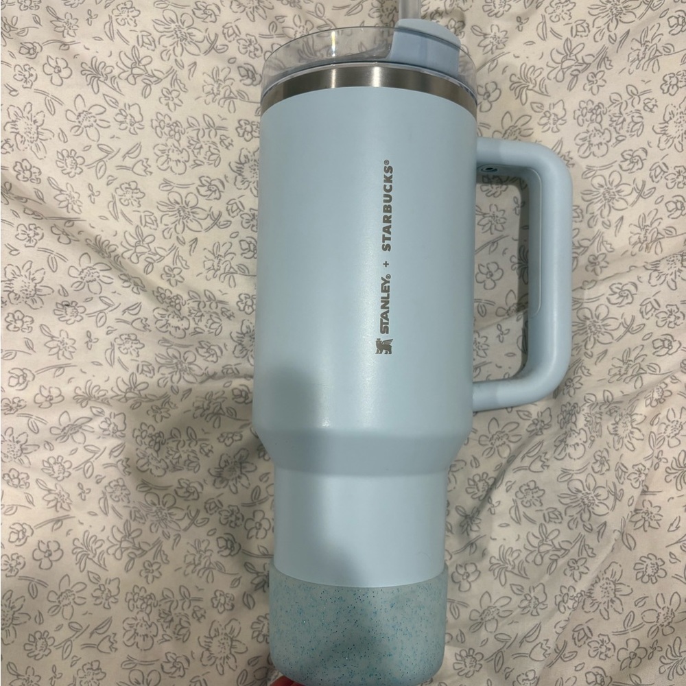 Light Blue Starbucks Tumbler